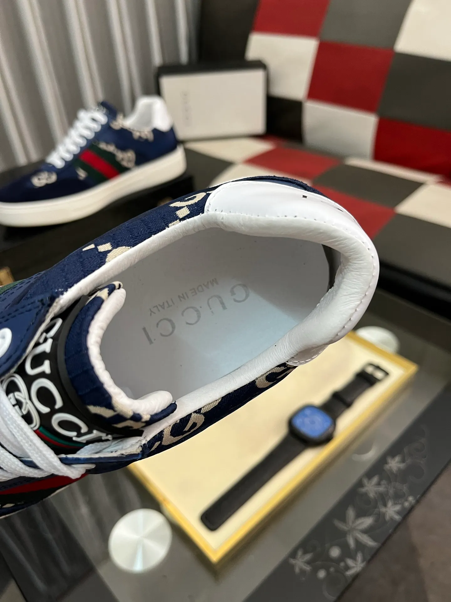 Men's Men's Shoes 💰440 ⌚️⌚️[GUCCI] Gucci men's casual shoes are absolutely popular 🔥The ultimate matching item for trendy men! The charm of super texture is irresistible, the main recommendation, the flower leather color is bright! The upper is made of high-quality brand printed fabric with cowhide, breathable leather lining and wear-resistant rubber sole, noble and elegant! Extremely comfortable🎁🎁You can be as handsome as you want💪 Available in sizes 38-44 and 5️⃣colors
